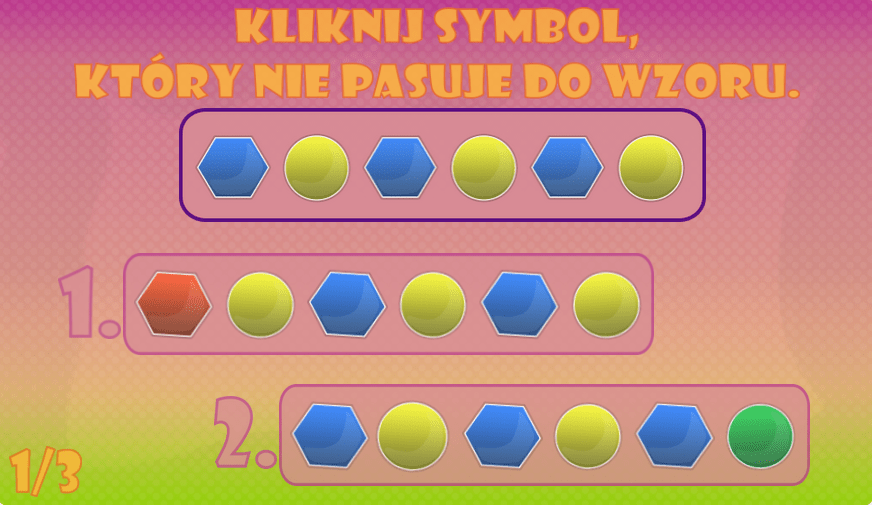 Co nie pasuje do wzoru