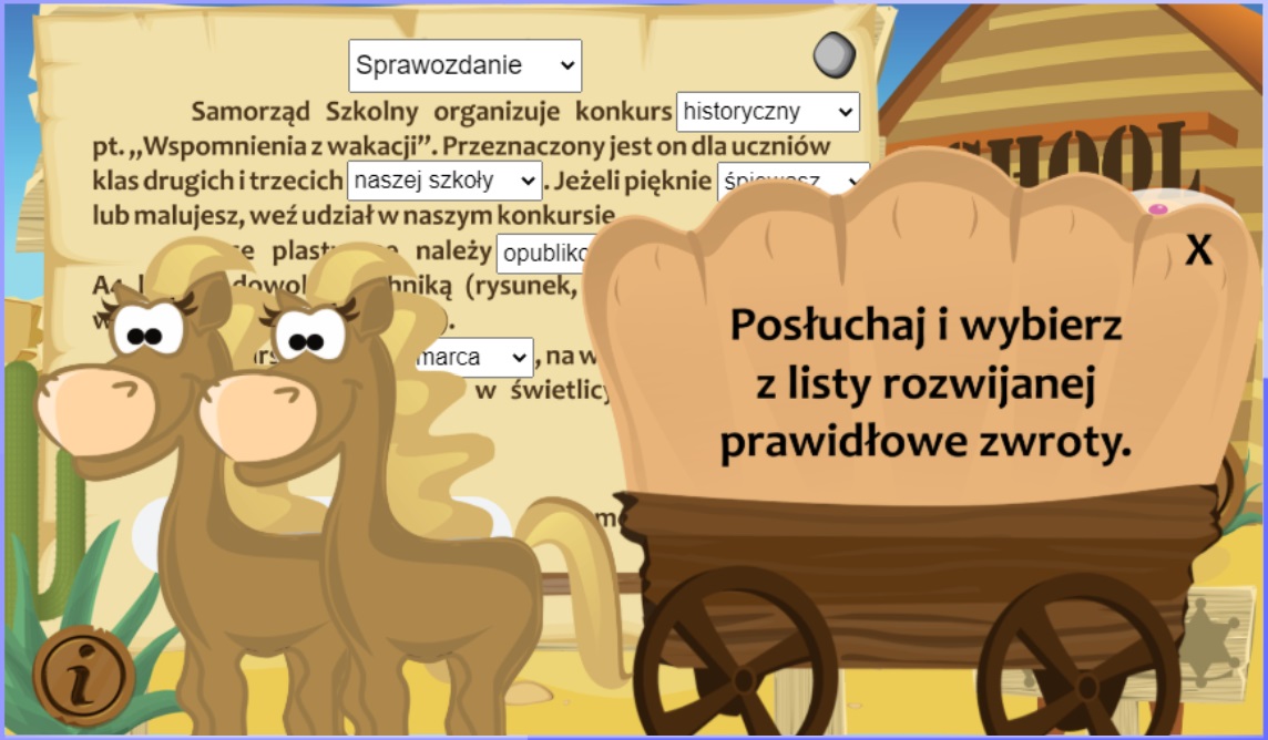 Edukacja polonistyczna pisanie ogłoszenia