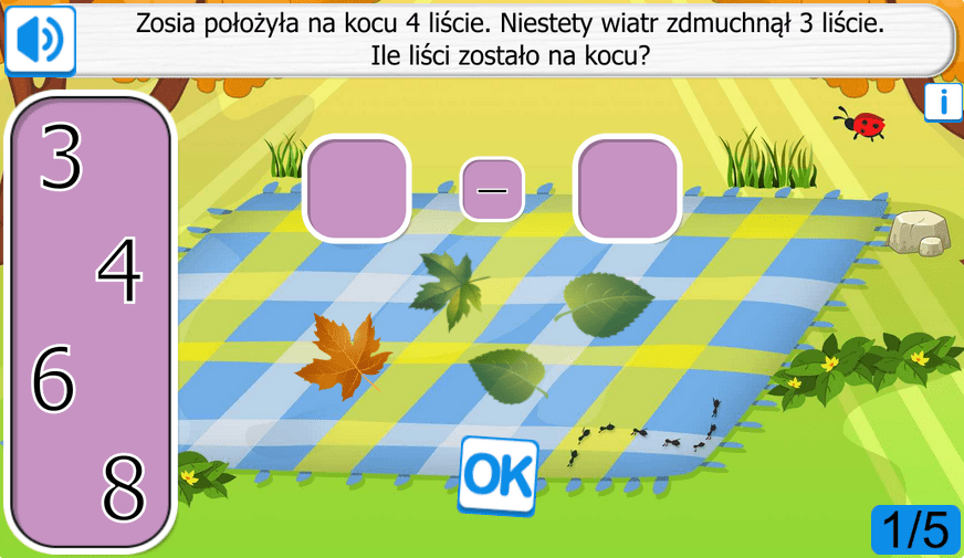 Obrazkowe działania matematyczne