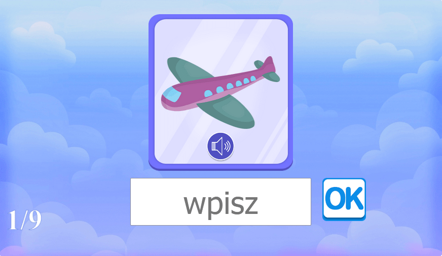 Posłuchaj i podpisz obrazek
