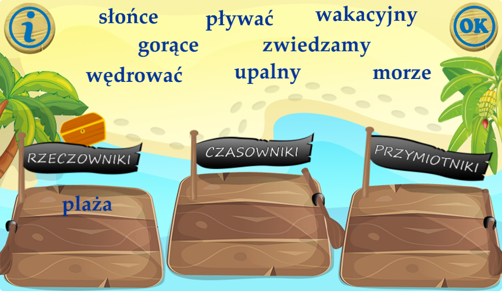 Rzeczownik czasownik przymiotnik