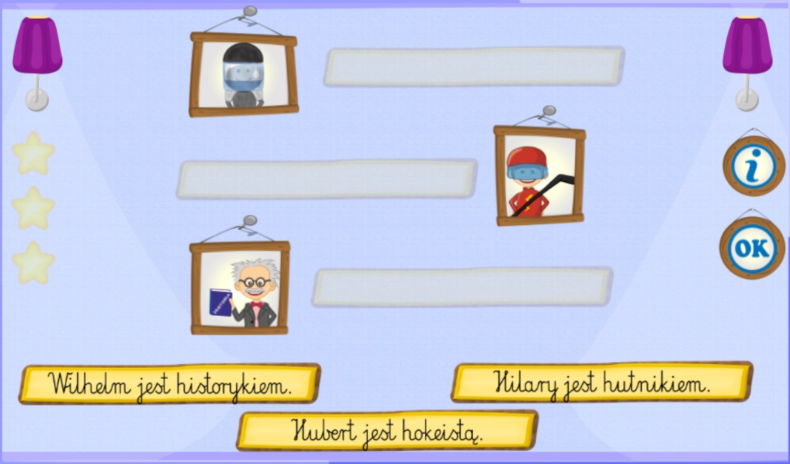 Samo H przepisz zdania