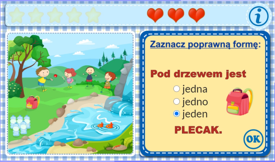 Odmiana liczebnika JEDEN