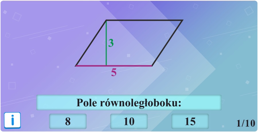 Pole równoległoboku