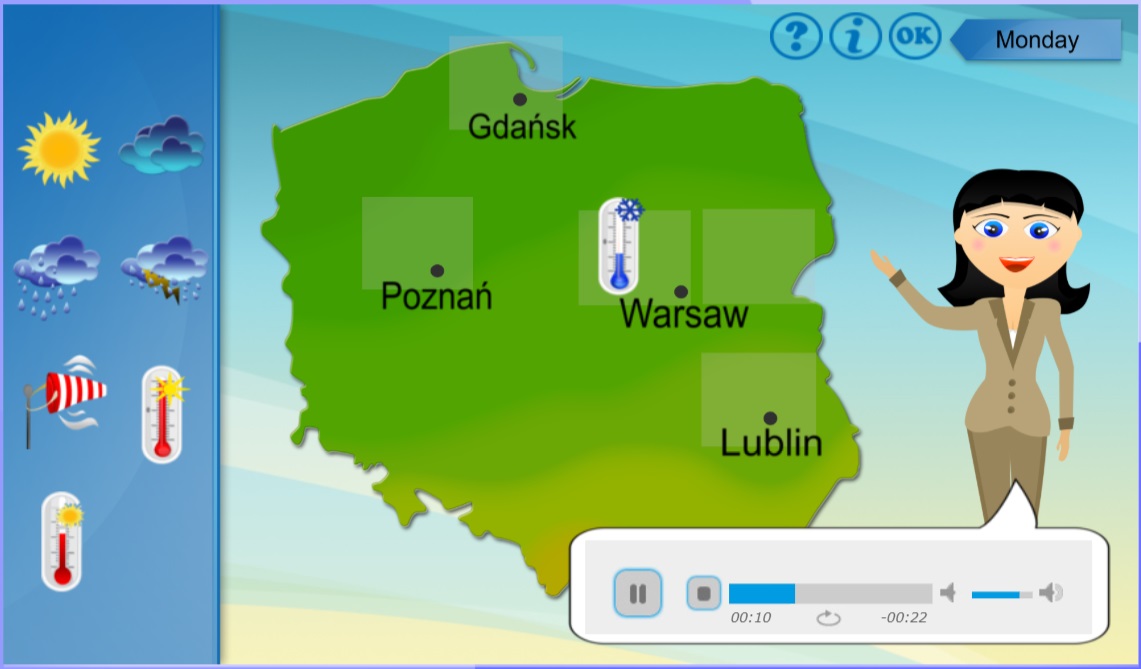 Posłuchaj prognozy pogody po angielsku