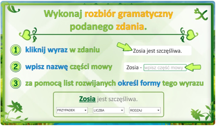 Rozbiór gramatyczny zdania