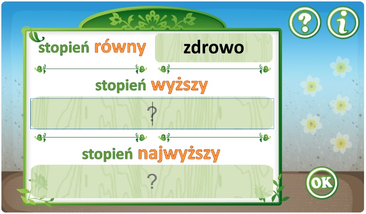 Stopniowanie przysłówka