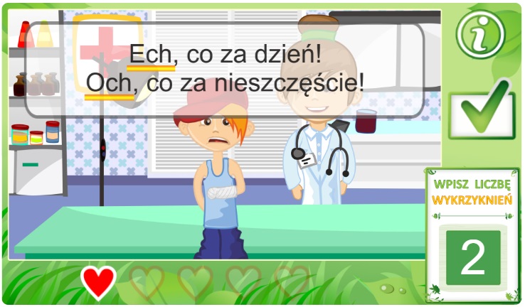 Wykrzyknienie nieodmienna część mowy