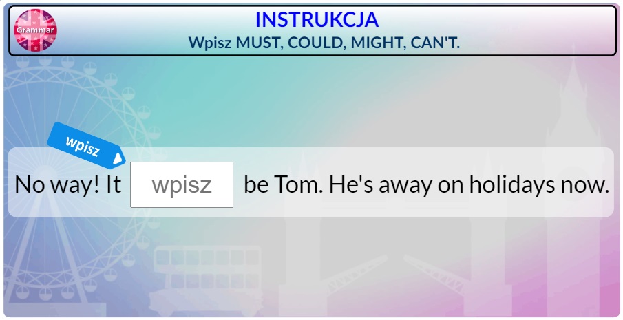 Angielski gramatyka czasowniki modalne