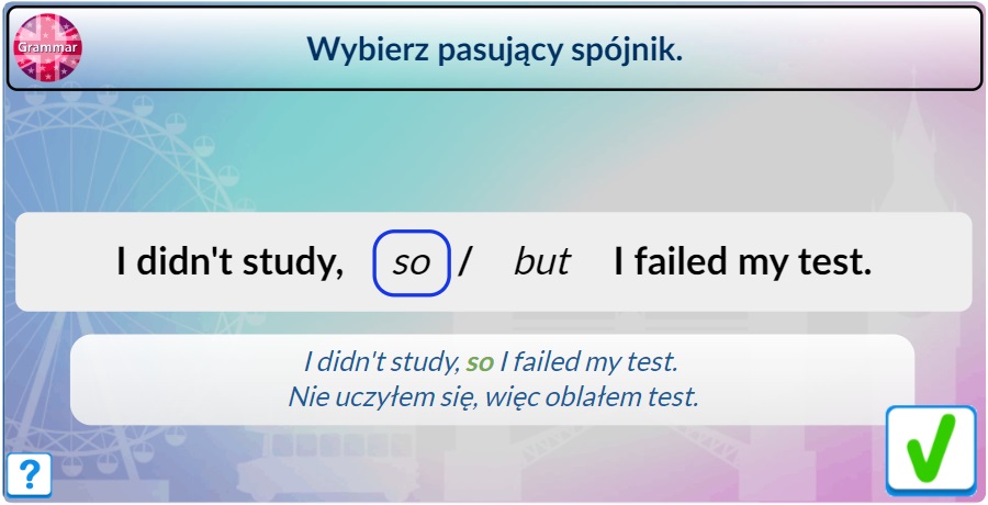 Angielski gramatyka łączniki zdań