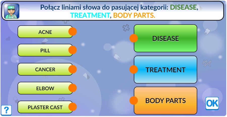 Angielski słownictwo choroby leczenie