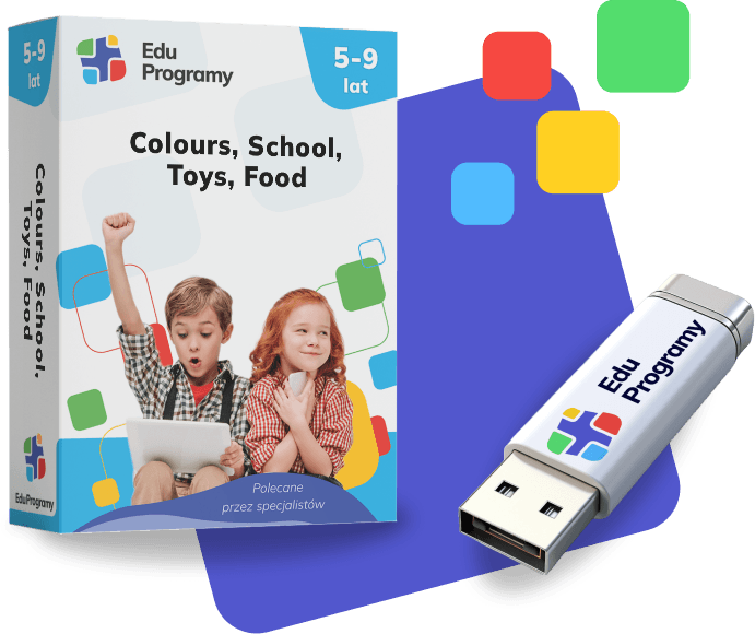 Colours, School, Toys, Food (set)