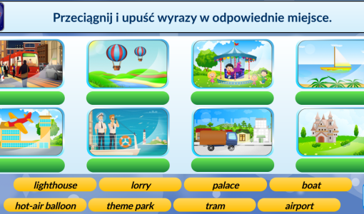 Angielski klasa 4-6 Podróże