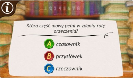 Części mowy w roli orzeczenia