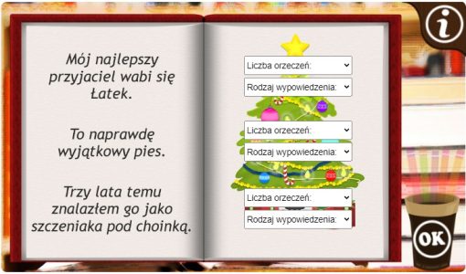 Liczba orzeczeń w zdaniu