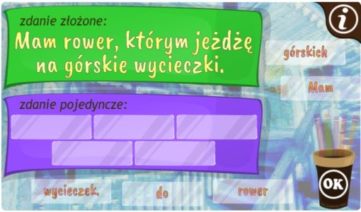 Przekształcenie zdania złożonego na pojedyncze