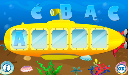 Ułóż litery alfabetycznie