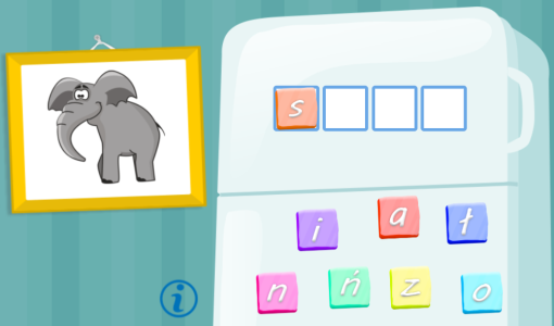 Ułóż wyrazy z liter