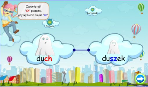 Zasady ortograficzne wymiana CH na SZ